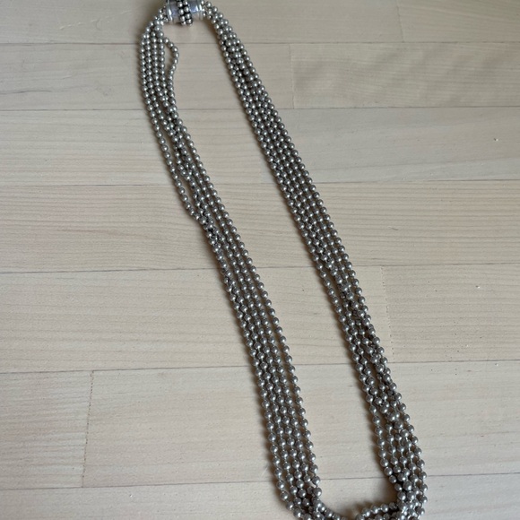 Joseph Esposito Jewelry - Joseph Esposito Sterling Beaded Necklace 44 grams